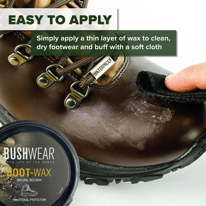 BushWear Superior Boot Wax 50ml tin
