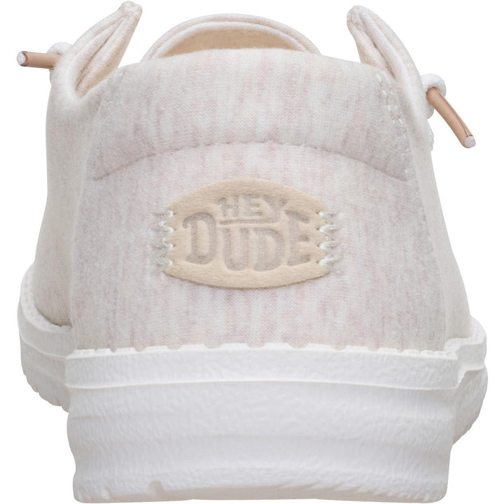 HEYDUDE Wendy Stretch Jersey Slip on Shoe Oatmeal