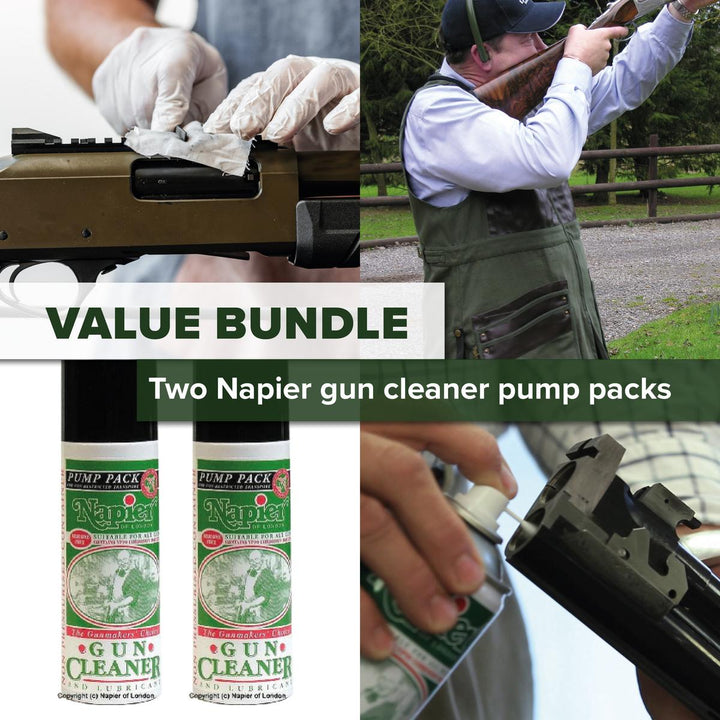 BushWear Napier Gun Cleaner Pump Spray Bundle Pack of 2