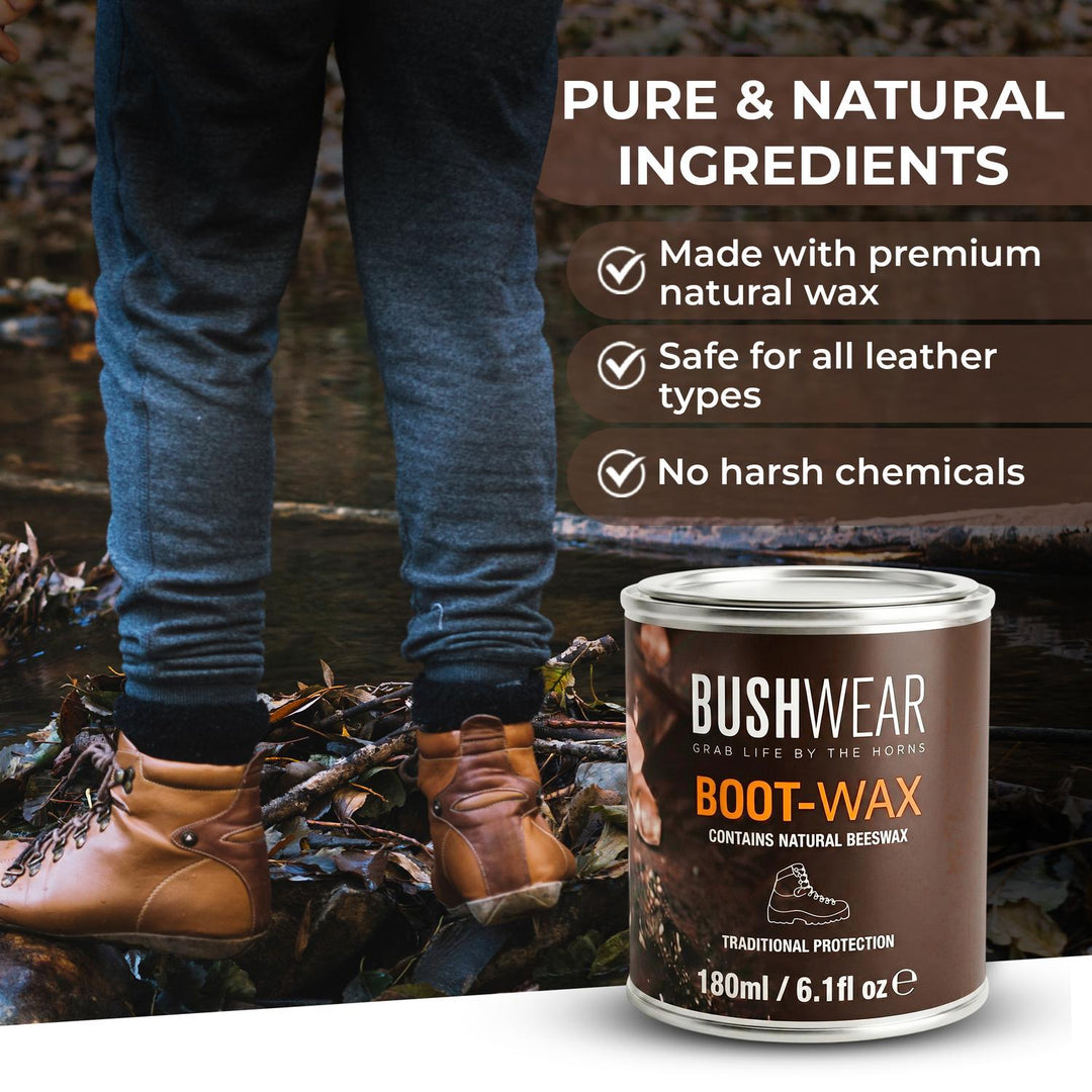 BushWear Superior Boot Wax 180ml Tub – view 5