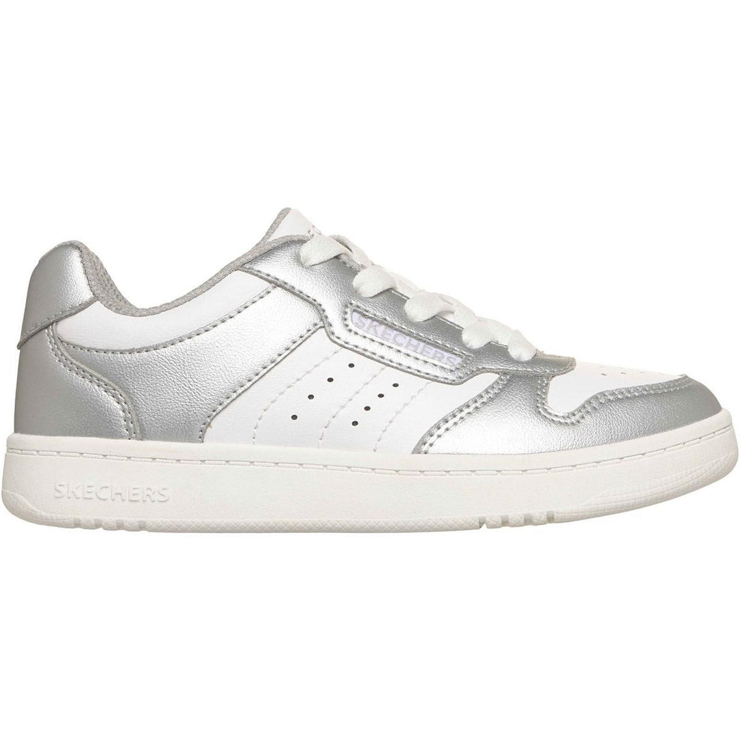 Skechers Quick Street Trainer Silver/White