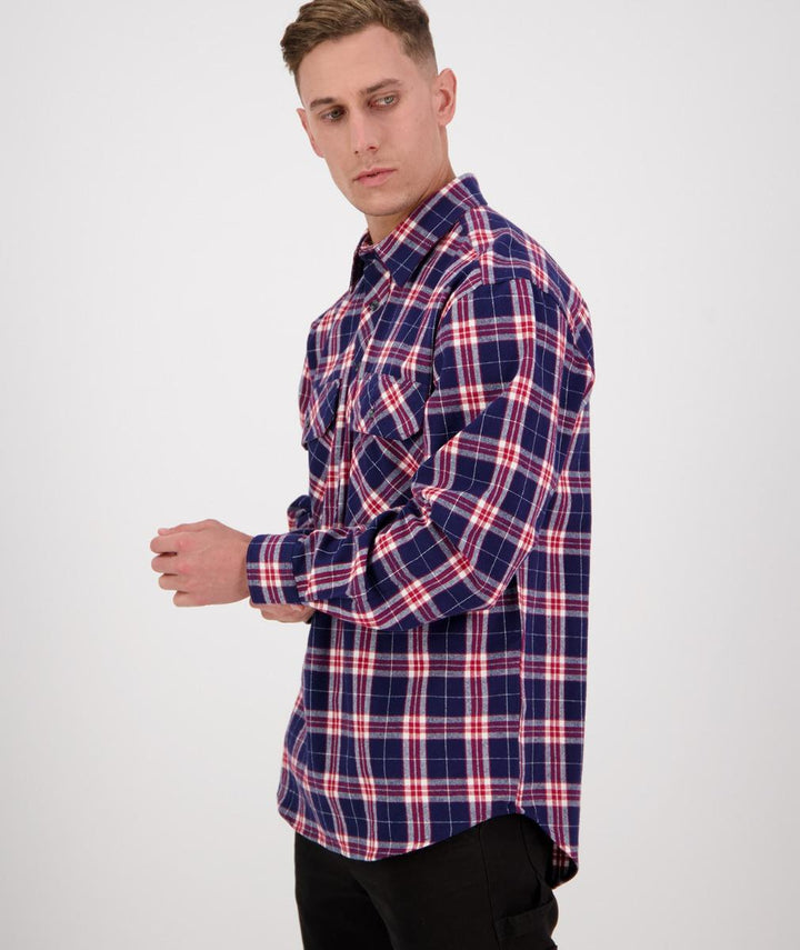 Swanndri Barn Shirt Brick Red