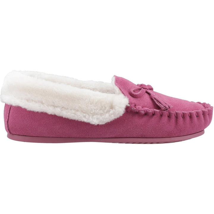 Hush Puppies Agnes Fur Slipper Pink