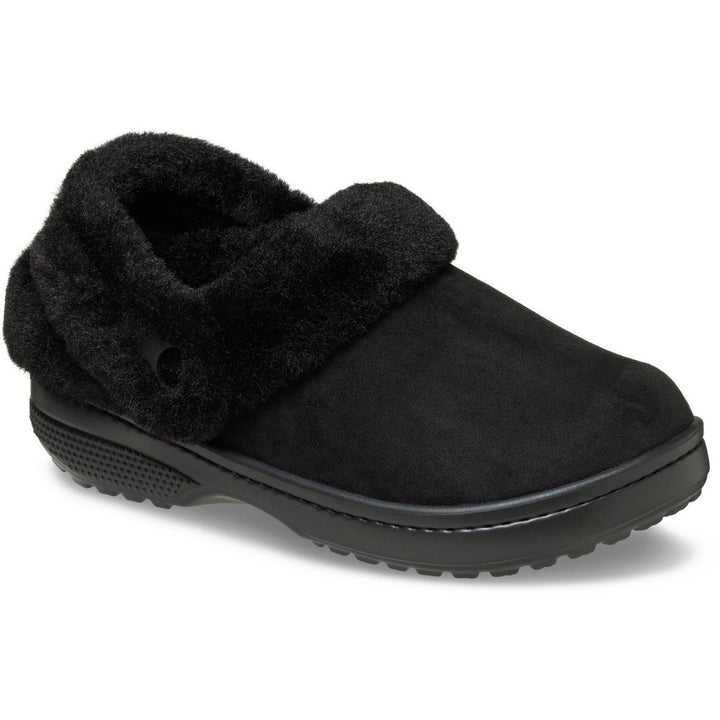 Unfurgettable Vegan Suede Clog Black
