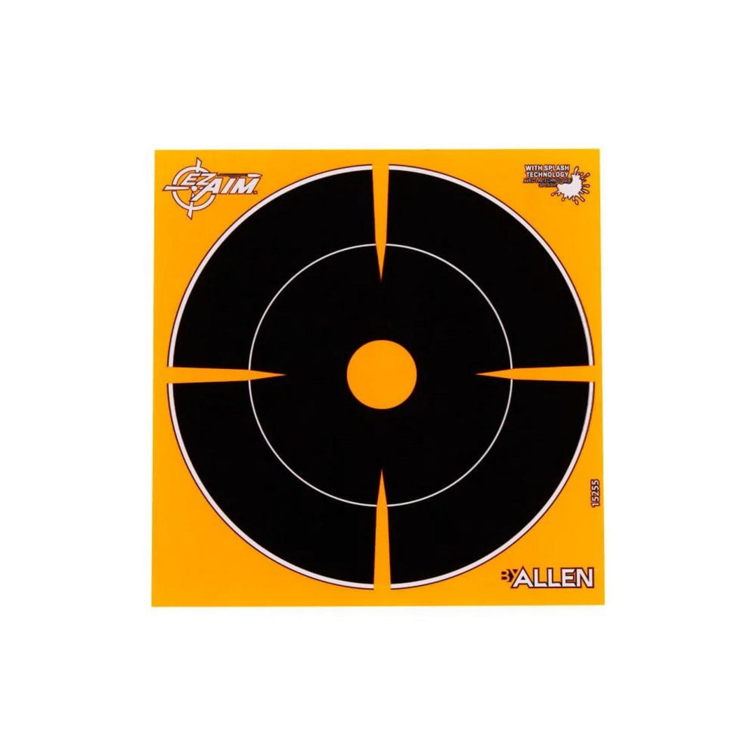 Allen EZ Aim Adhesive Splash 6 Inch Bullseye Target 12 Pack