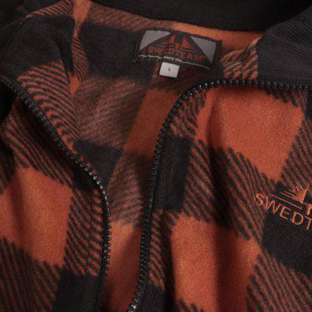 SwedTeam Lynx M Sweater Full-zip Orange/Black
