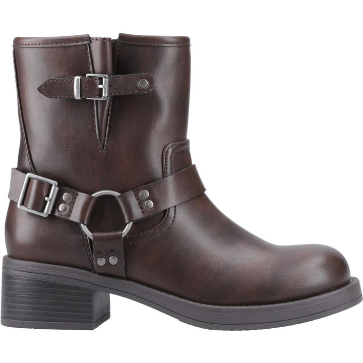 Rocket Dog Nino Biker Boots Brown