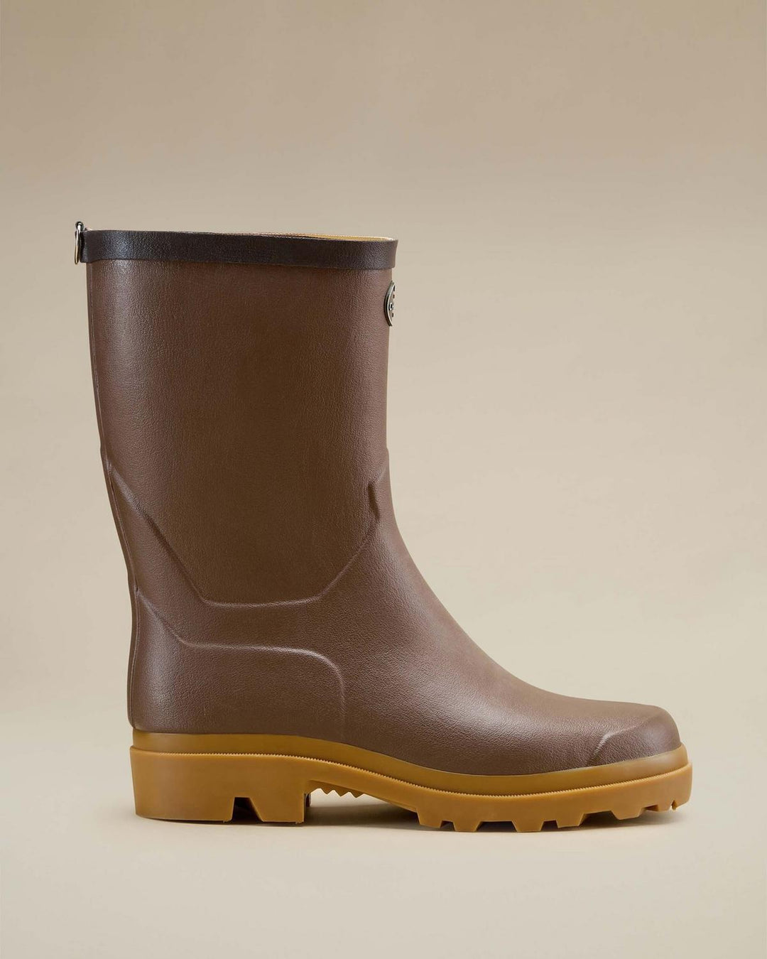 Le Chameau Zermatt Leather Lined Short Wellington Boot