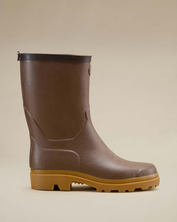 Le Chameau Zermatt Leather Lined Short Wellington Boot