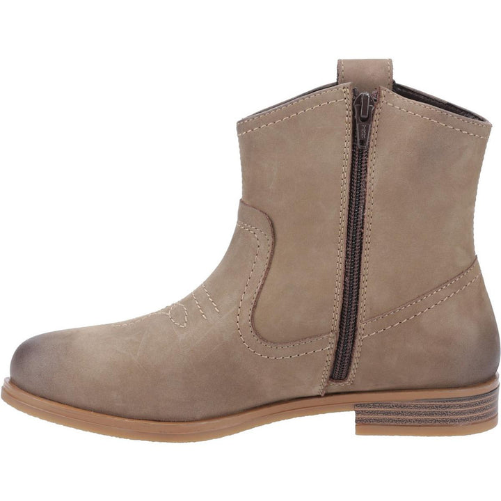 Cotswold Signet Ankle Boots Taupe