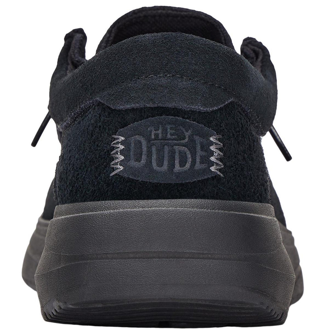 HEYDUDE Wally X Suede Shoes Black