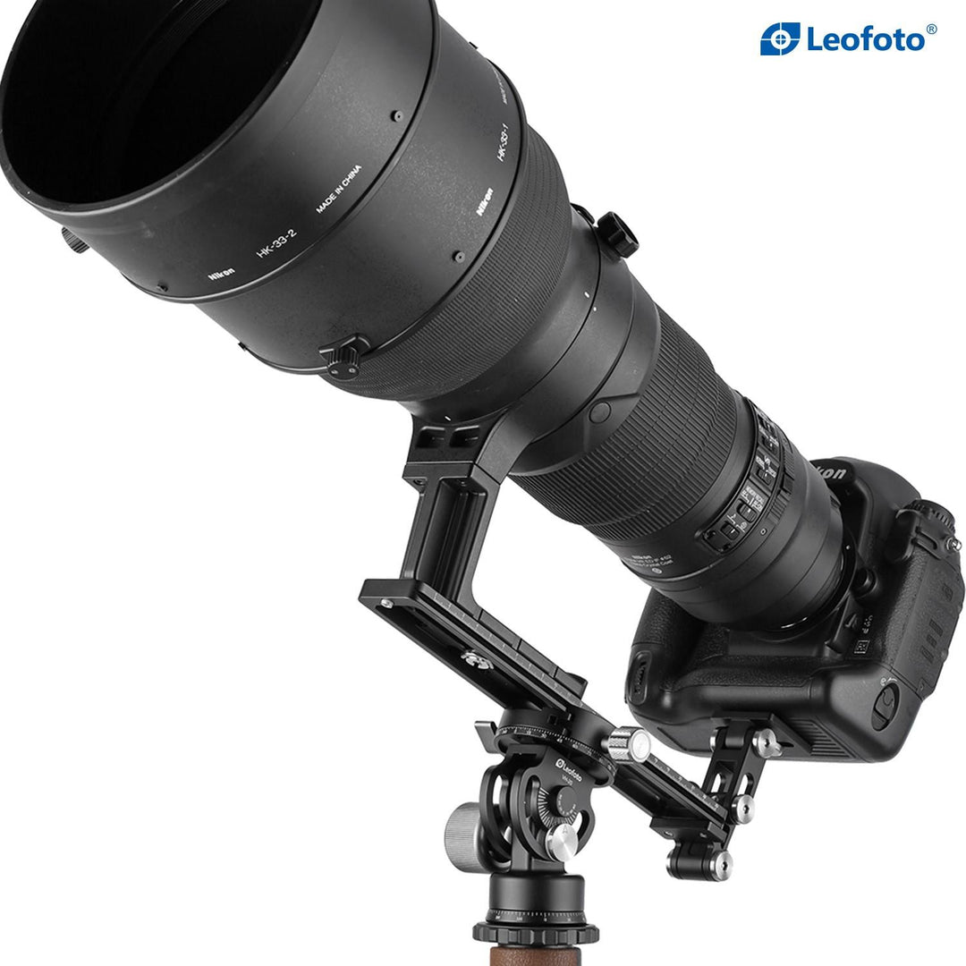 Leofoto VH-20 Two-Way Monopod Head with Panning Clamp