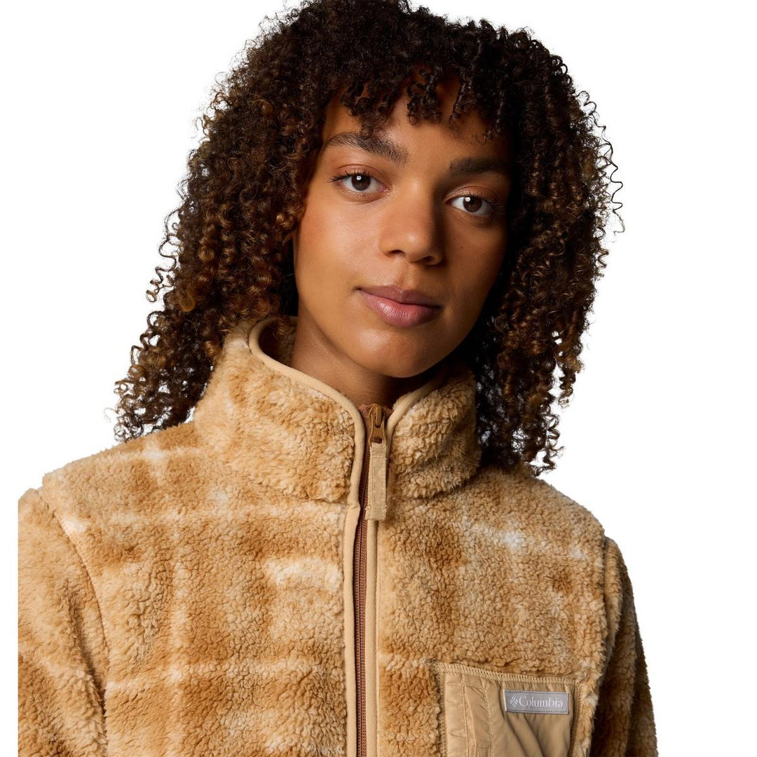 Columbia West Bend Print Full Zip Camel