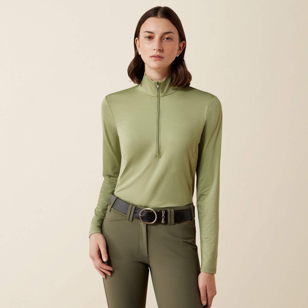 Ariat Ladies Lunaveil 1/2 Zip Long Sleeve Base Layer