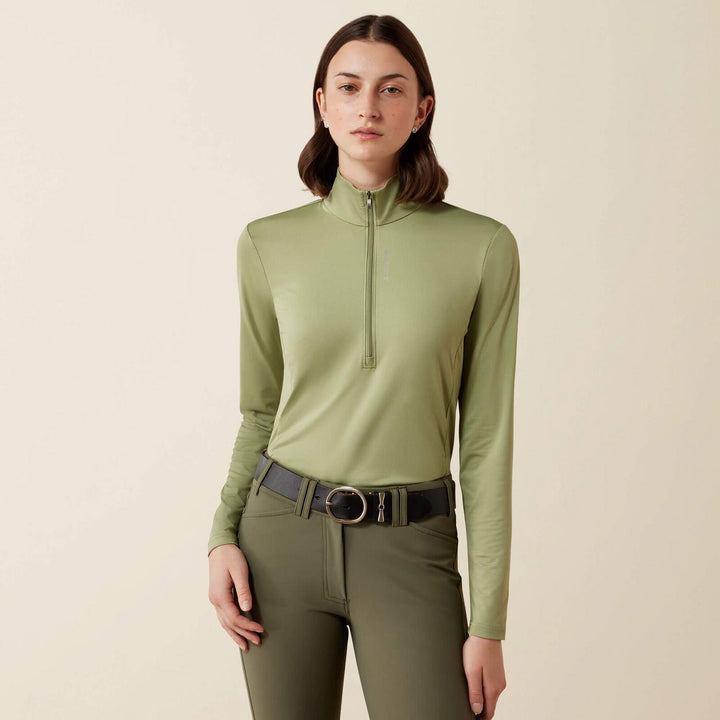 Ariat Ladies Lunaveil 1/2 Zip Long Sleeve Base Layer