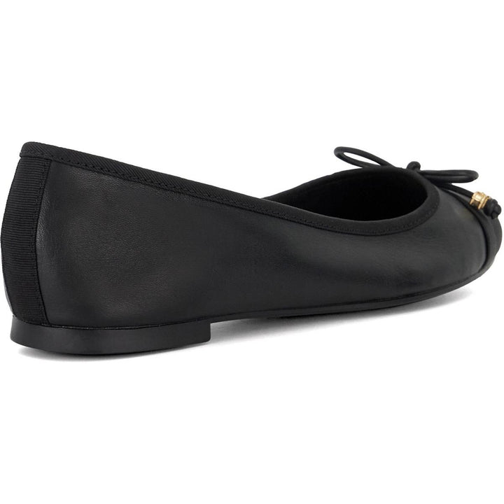 Dune Hallo Wide Fit Ballerinas Black