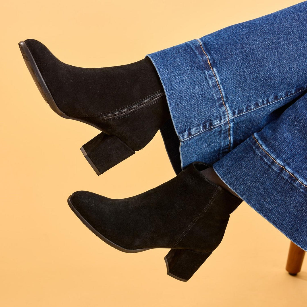 CLARIDY SUEDE BOOT Black