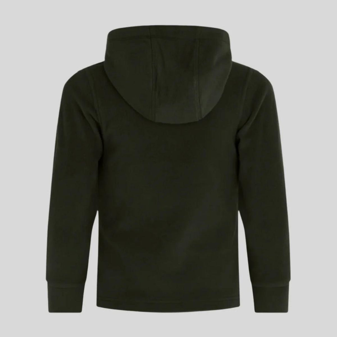 Ridgeline Kids Ballistic Long Sleeved Fleece Hoodie Deep Forest