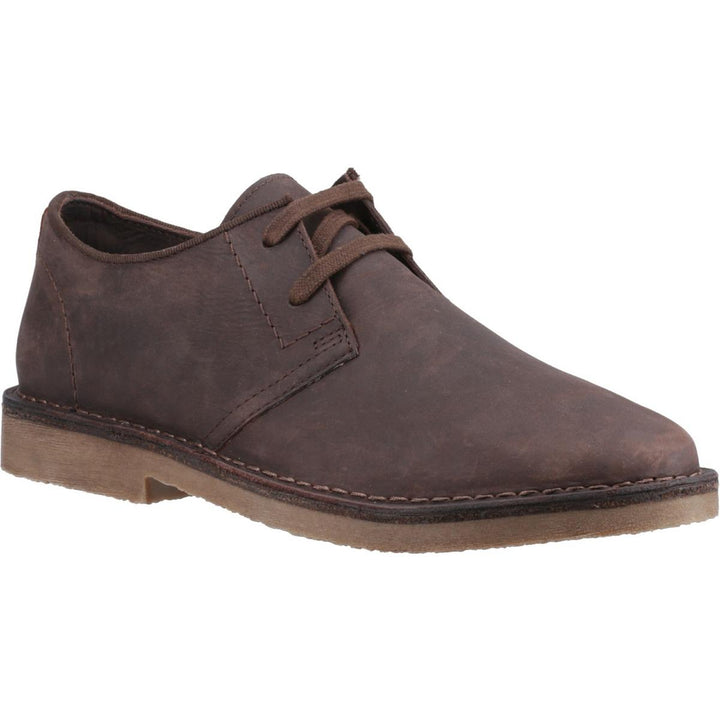 Hush Puppies Scout Leather Lace Up Waxy