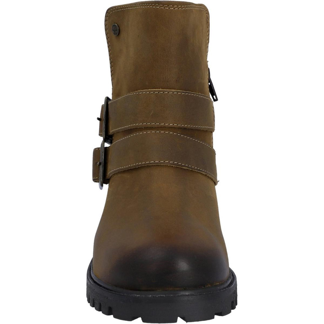 Hunter Ness Ankle Boot Dark Tan