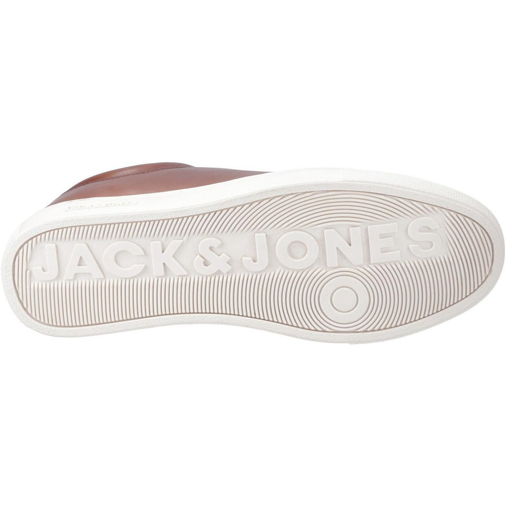 Jack & Jones Galaxy Leather Trainer Cognac – view 2