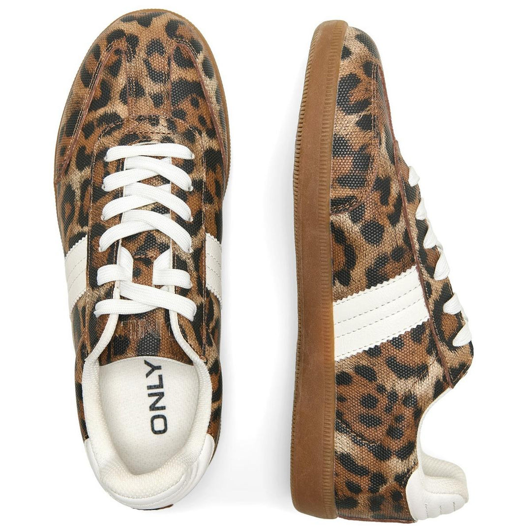 ONLY Amber Trainers Sand/Leopard