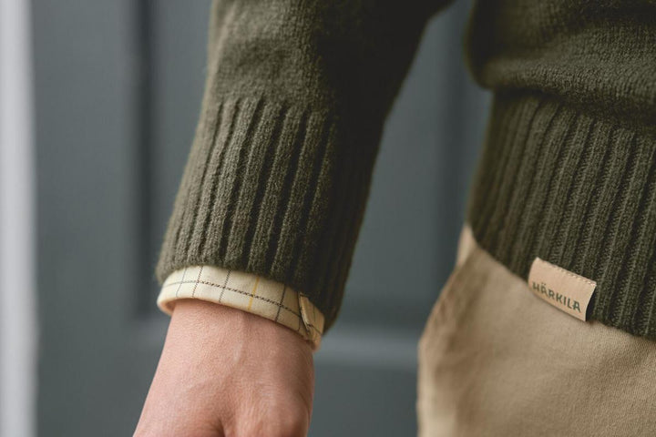 Harkila Vincent merino v-neck pullover Rosin