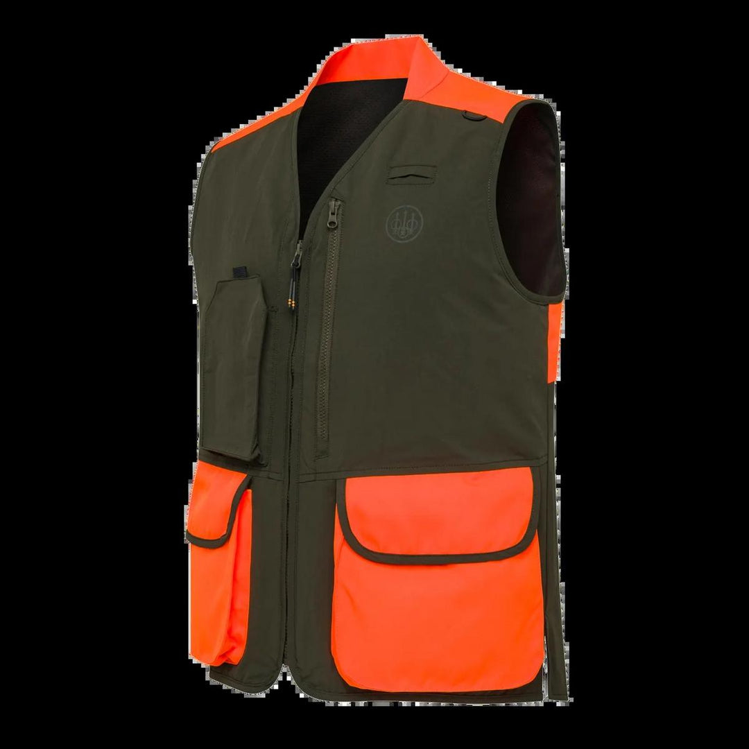 Thorn Resistant Vest  Green Moss & Orange
