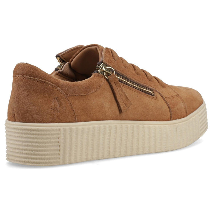 Tara Suede Trainer Tan