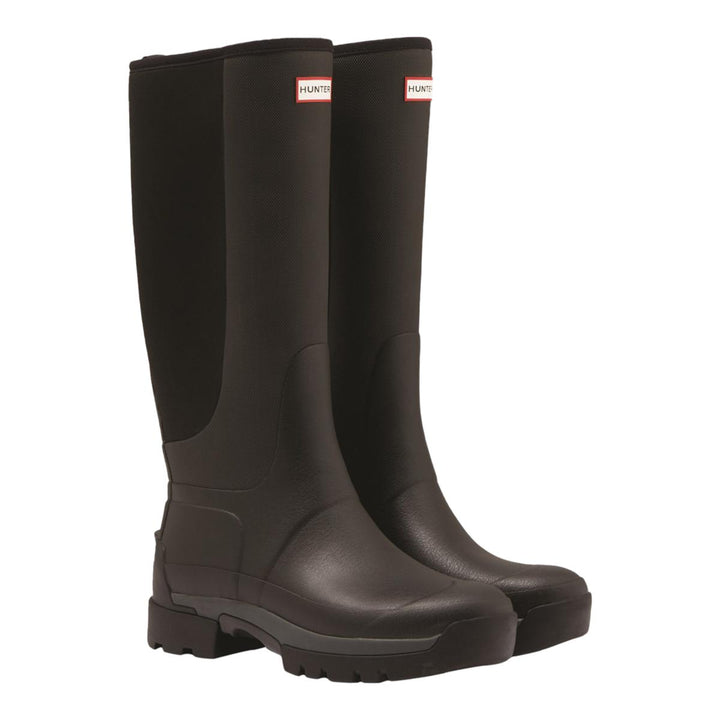 Hunter Balmoral Hybrid Tall Wellington Black