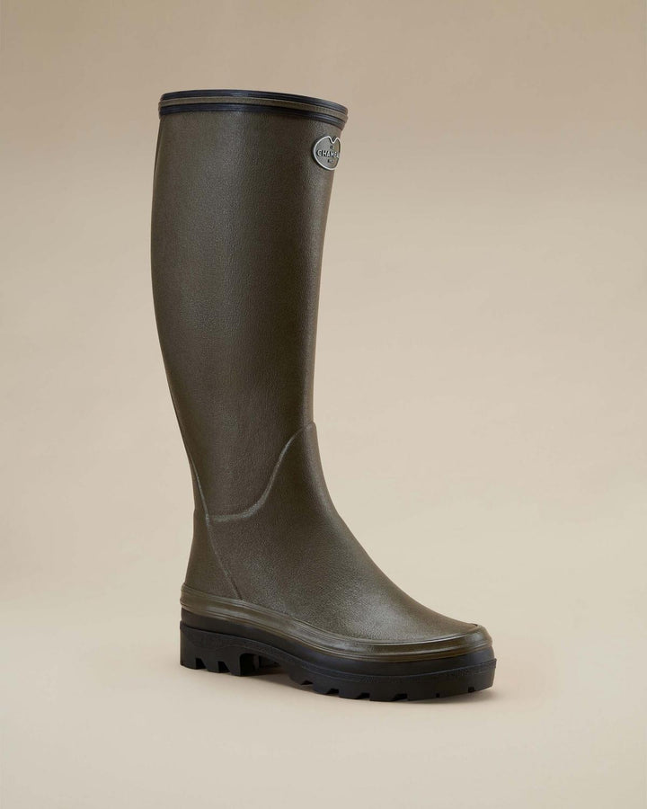 Le Chameau Women's Giverny Jersey Lined Wellington Boot