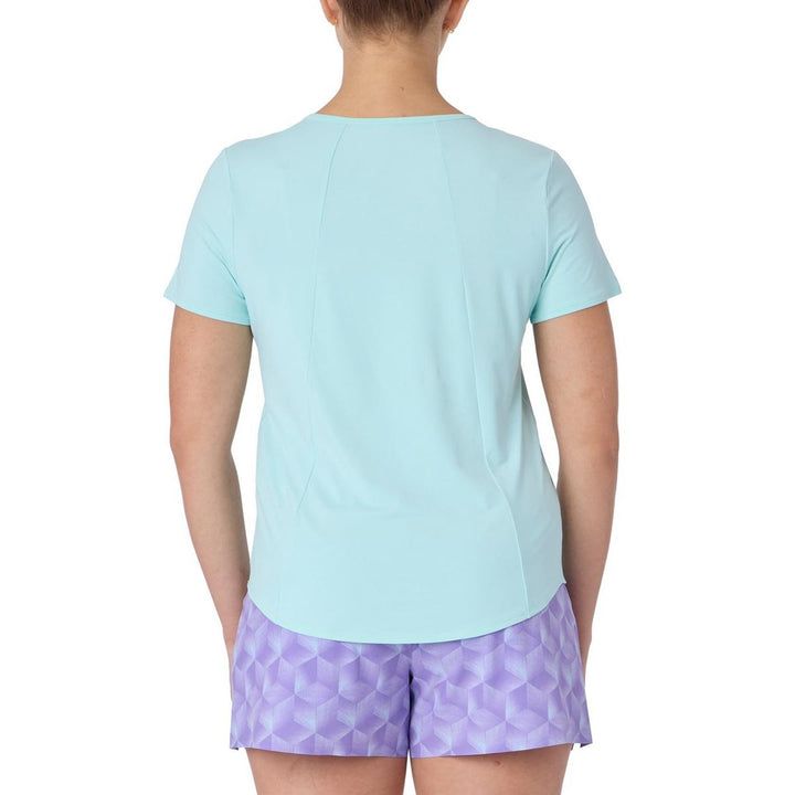 Skechers Stride Performance Tee Charcoal/Aqua – view 2