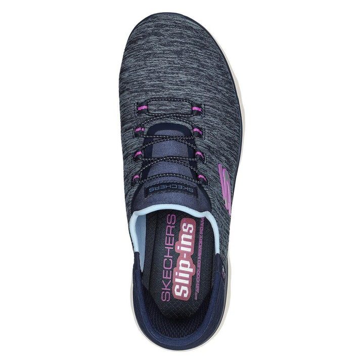 Skechers Summits Dazzling Haze Shoes Navy/Purple – view 8