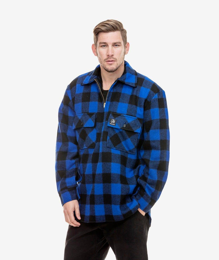 Swanndri Ranger Bush Shirt Blue/Black Check