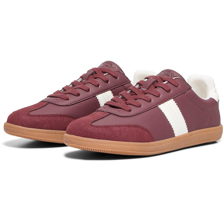 ONLY Amber Trainers Burgundy/Cream