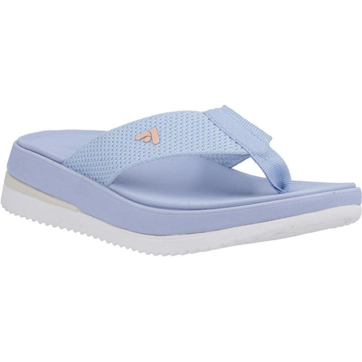 Fitflop Surff Two-tone Toe Post Sandals Skywash