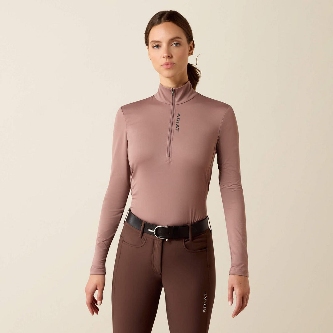 Ariat Ladies Lunaveil 1/2 Zip Long Sleeve Base Layer