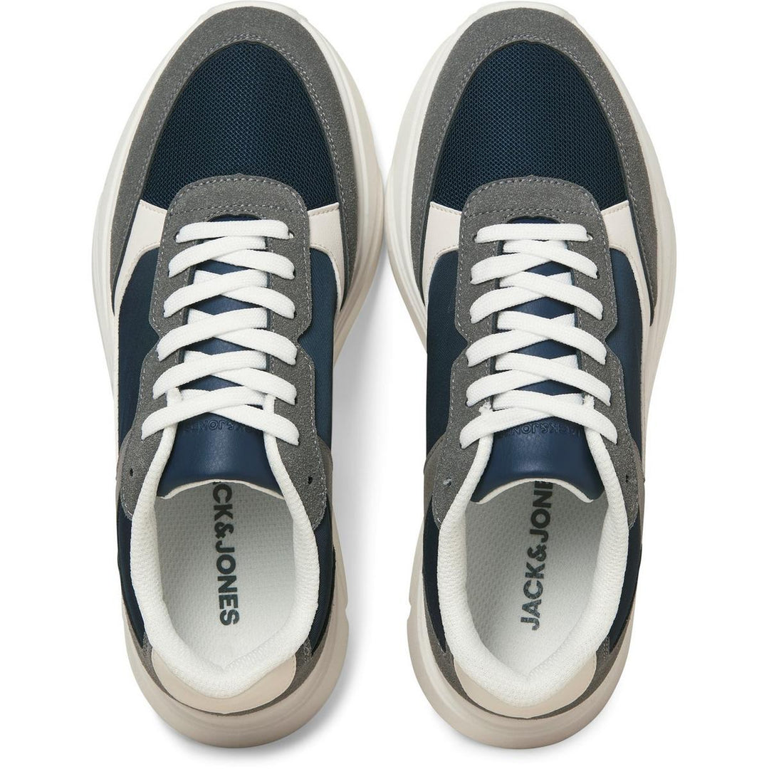 Jack & Jones Aspire Runner Trainer Castlerock/Navy Blazer