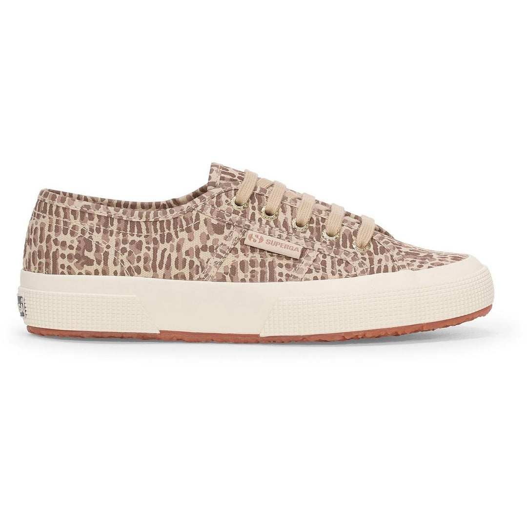 Superga 2750 Jaguar Print Shoe Brown/Light Beige