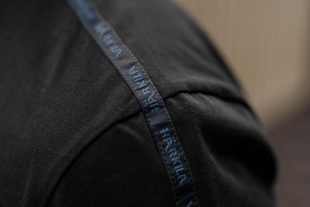 Harkila Härkila logo band S/S tshirt Anthracite/sea – view 5