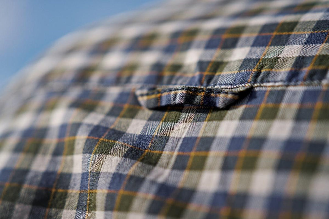 Harkila Härkila Fjell S/S shirt Naval Blue Check – view 3