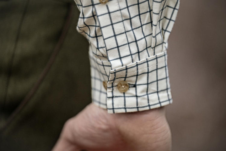Oxford Shooting Shirt Dark Sapphire Check – view 4