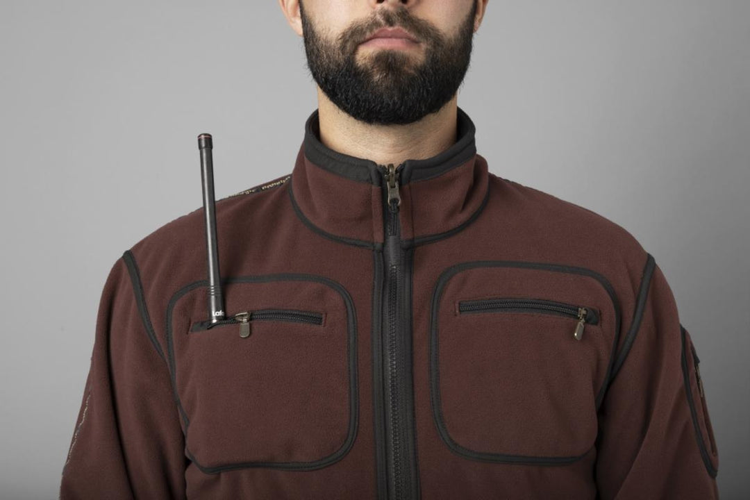 Harkila Kamko fleece Green/Bordeaux