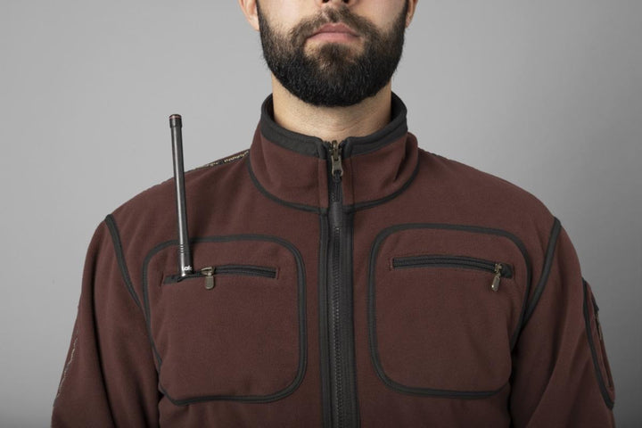 Harkila Kamko fleece Green/Bordeaux