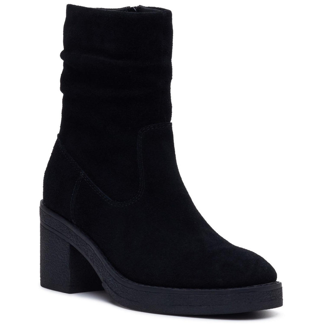 Flora Ruched Boot BLACK