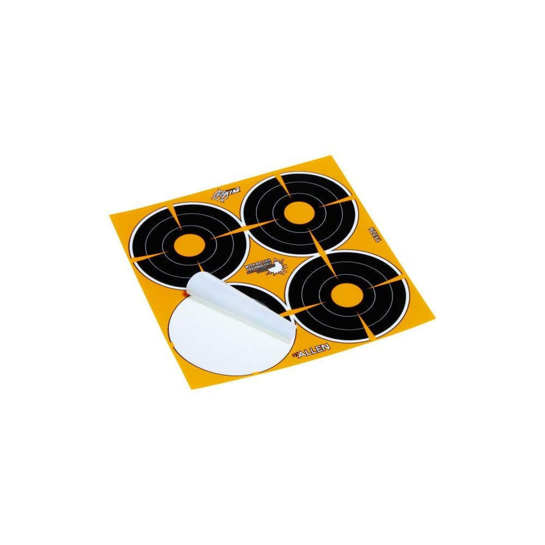 Allen EZ Aim Adhesive Splash 3 Inch Bullseye 48 Pieces