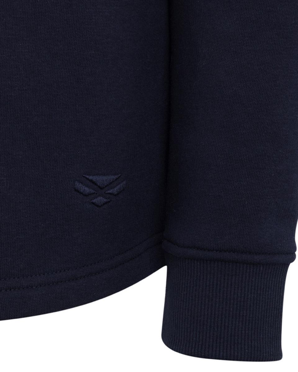 Hoggs of Fife Dumfries 1888 Junior 1/4 Zip Sweatshirt Berry/ – view 3