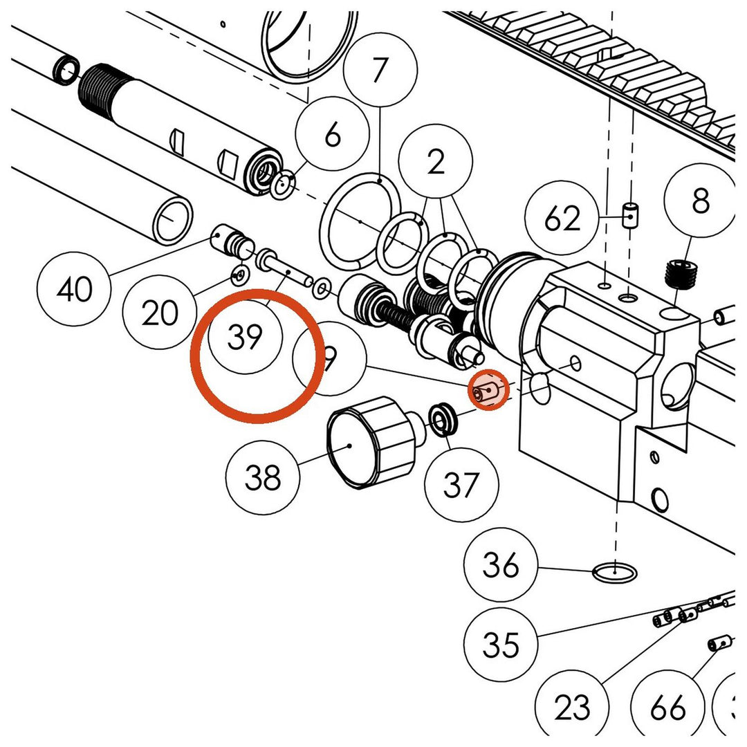 FX Valve Rod Gold 19329