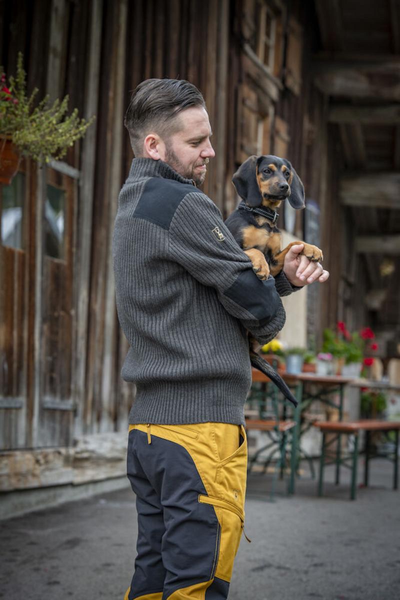 Deerhunter Rogaland Stretch Trousers with contrast Buckthorn