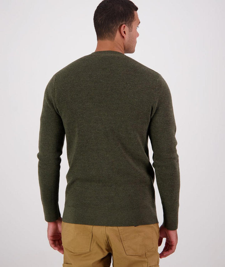 Swanndri Men's Otahu River V2 Crew Neck Merino